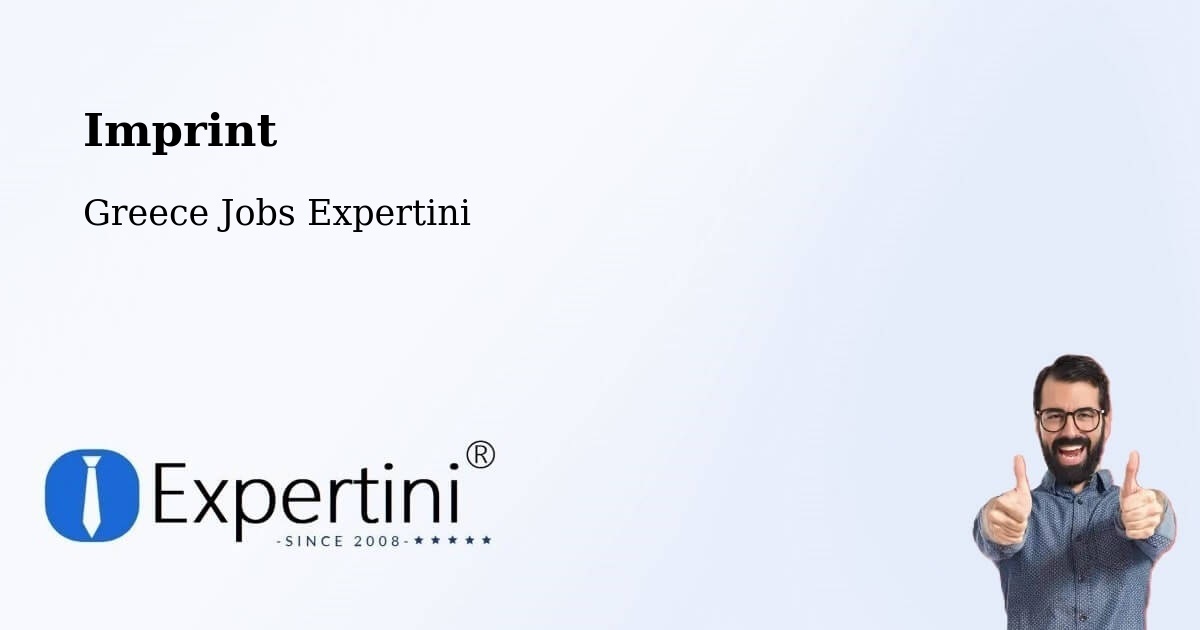 Imprint – Peraía - Greece Jobs Expertini